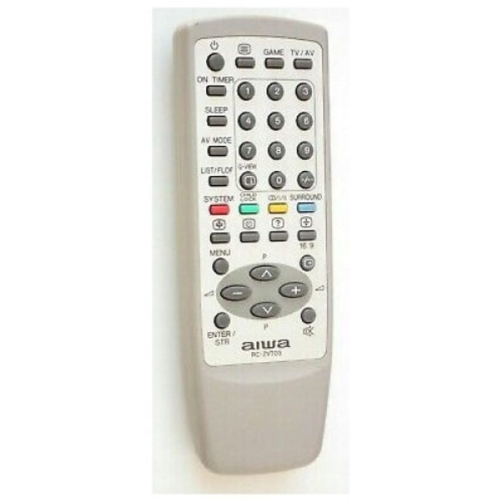 Telecomanda universala, Aiwa, RC-ZVT03, argintiu