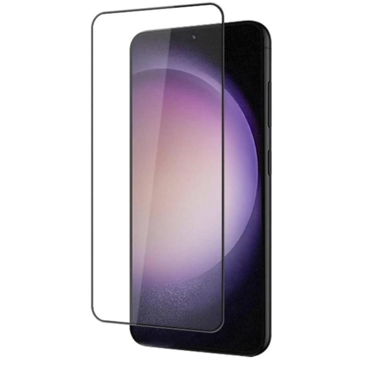 Folie Lemontti Sticla Full Fit compatibila cu Samsung Galaxy S23 FE Negru