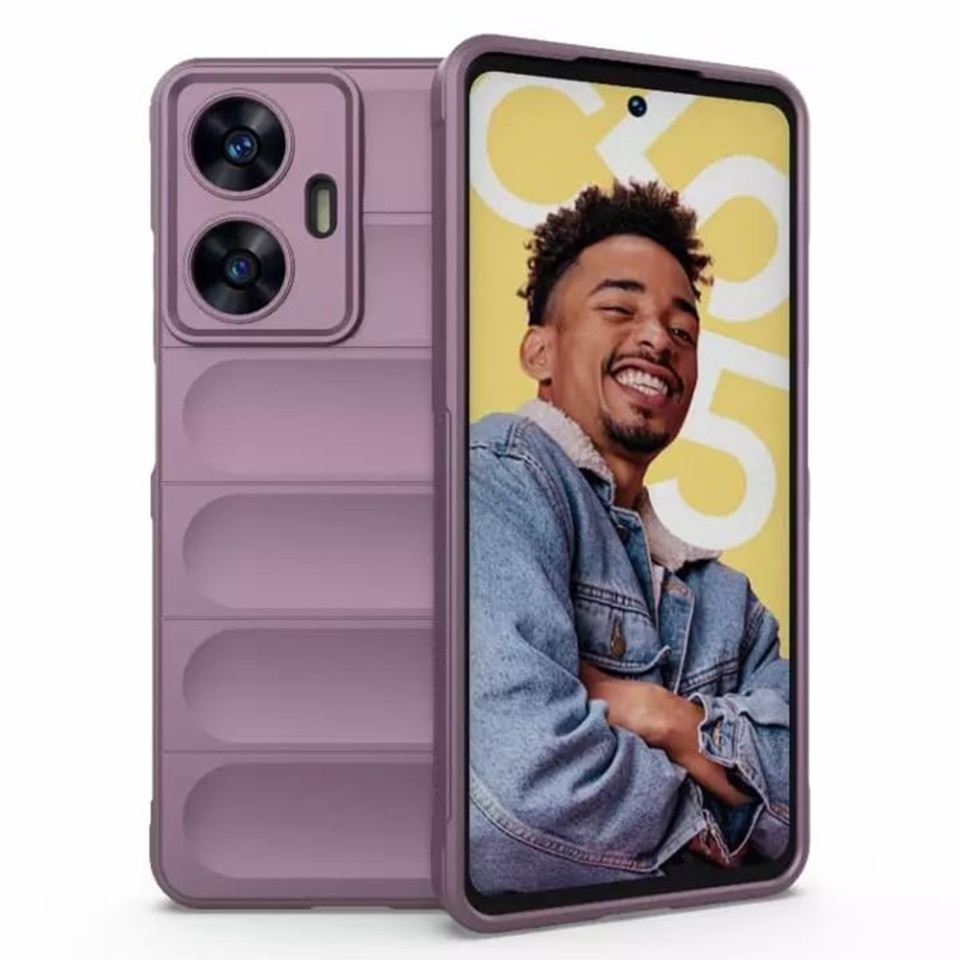 Husa pentru Xiaomi Redmi Note 15 Pro 5G, SKYDDAR INNOVATION, Magic Shield, din Silicon Mat, set cu sticker, Mov