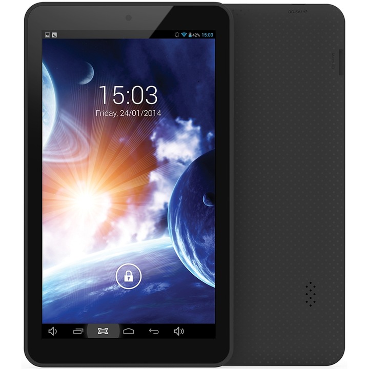 Таблет Serioux SMO72 с процесор Dual-Core Allwinner A23 1.2GHz, 7", 512MB DDR3, 4GB, Wi-Fi, Android 4.2