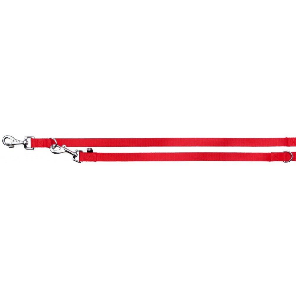 Lesa Trixie Classic Chinga Ajustabil 2.00 m/20 mm, M-L, Rosu 13963