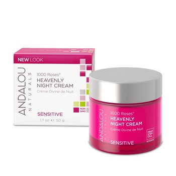 Crema de noapte catifelata Secom Andalou Naturals 1000 Roses 50 grame Crema de noapte catifelata Secom Andalou Naturals 1000 Roses 50 grame