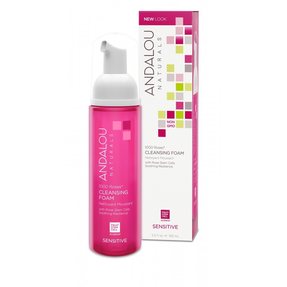 Spuma de curatare Secom Andalou Naturals 1000 Roses 163 ml