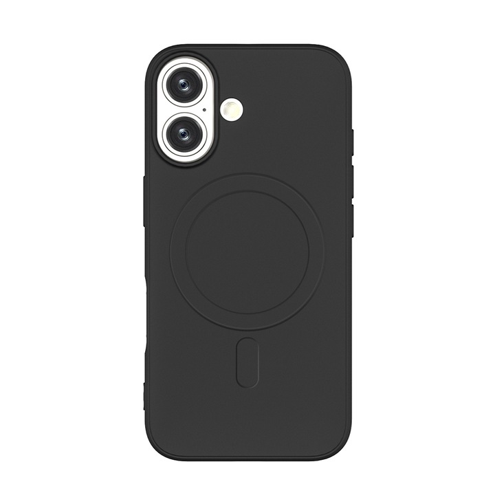Capac Protectie Spate Cellara Tpu Soft Compatibil Cu iPhone 16 Plus - Negru