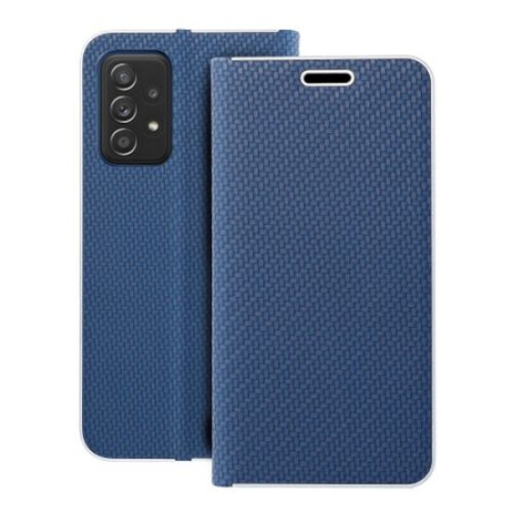 Case fixGuard LUNA Book Carbon SAMSUNG A52 5G / A52 LTE ( 4G ) / A52s 5G kék