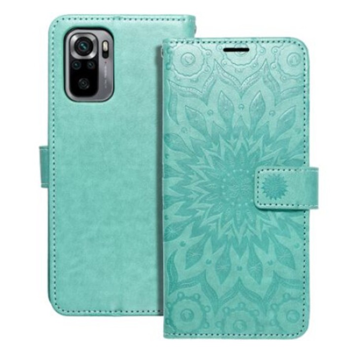 FixGuard MEZZO könyves tok XIAOMI Mi 11 Lite 5G / Mi 11 Lite LTE ( 4G ) / Mi 11 Lite NE mandala zöldhöz