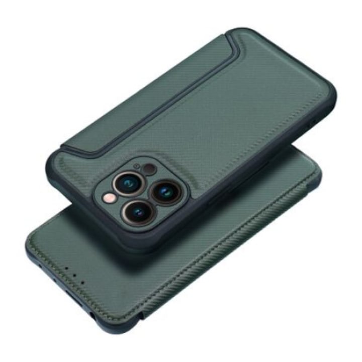 fixGuard RAZOR könyves tok iPhone 7 / 8 / SE 2020 / SE 2022 sötétzöld