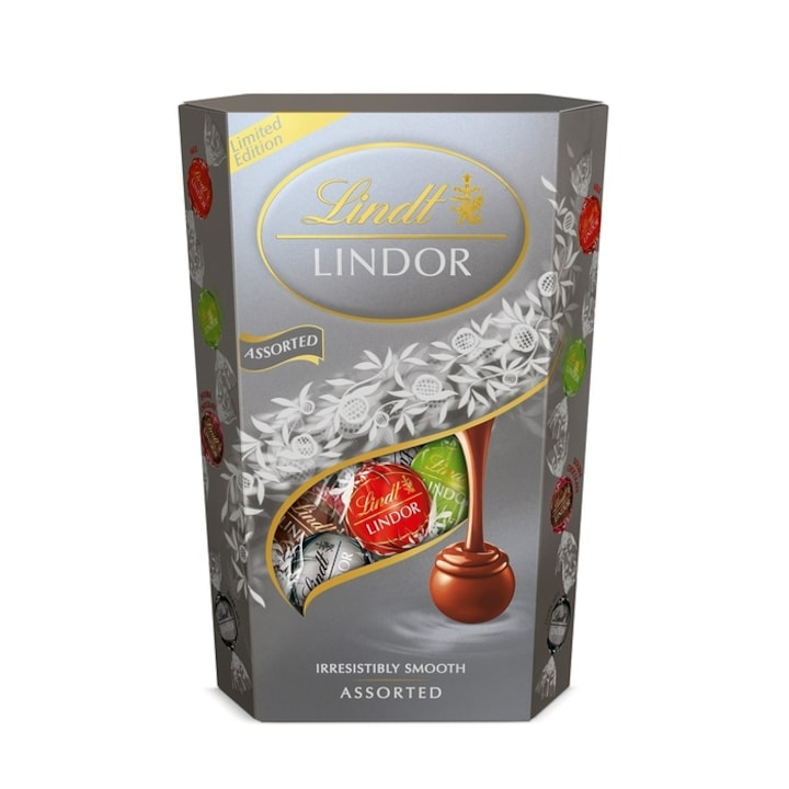 Lindor Válogatott csokoládé praliné 337 gr