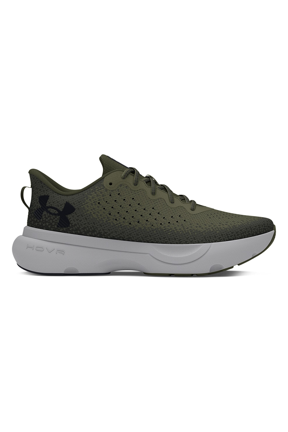 Under Armour, Pantofi din tricot pentru alergare Infinite, Kaki, 11.5