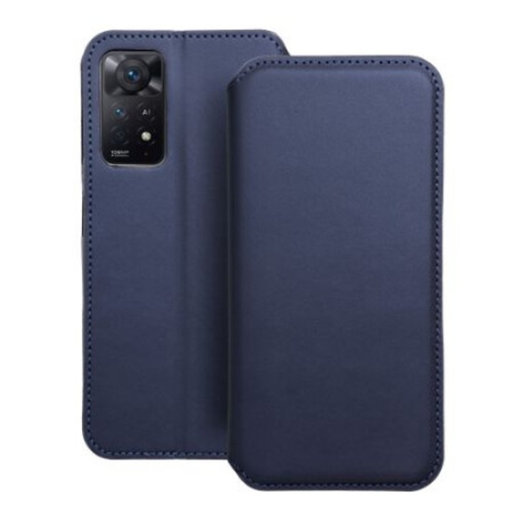 fixGuard DUAL POCKET könyvtok XIAOMI Redmi Note 11 Pro / 11 Pro 5G navy készülékhez