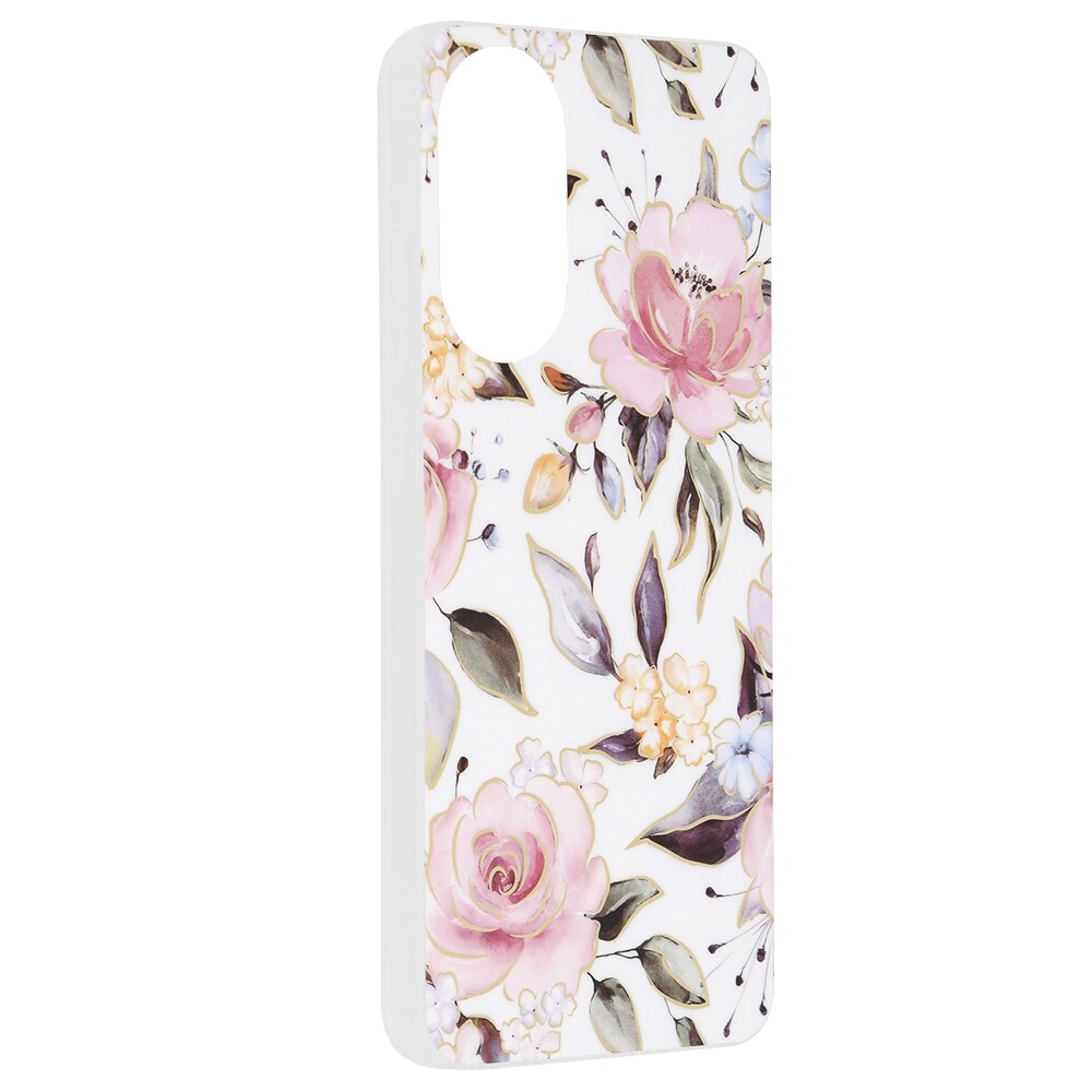 Husa pentru Oppo A78 4G, Smartphosis Marble, Chloe White