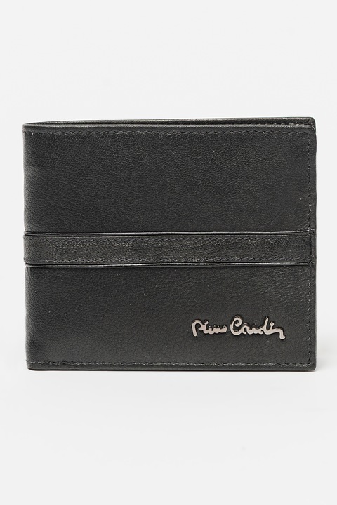 Pierre Cardin, Portofel pliabil de piele, Negru