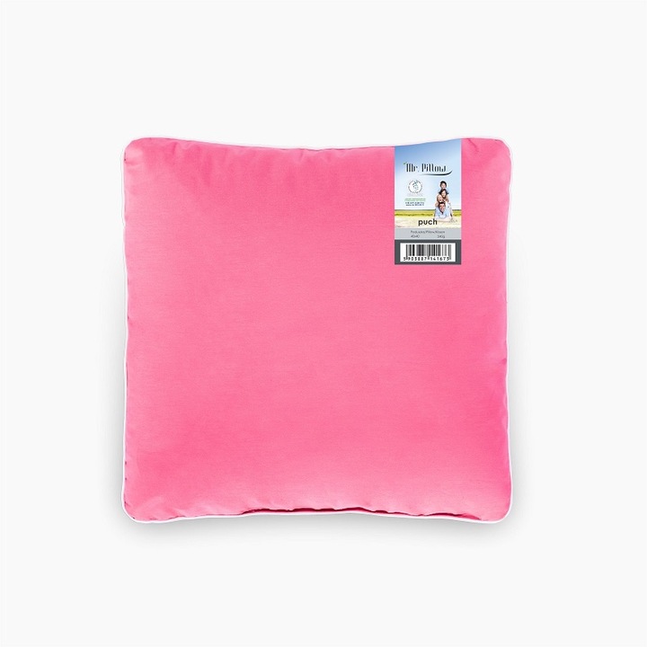 Perna, Puf / Bumbac, 40 x 40 cm, Roz