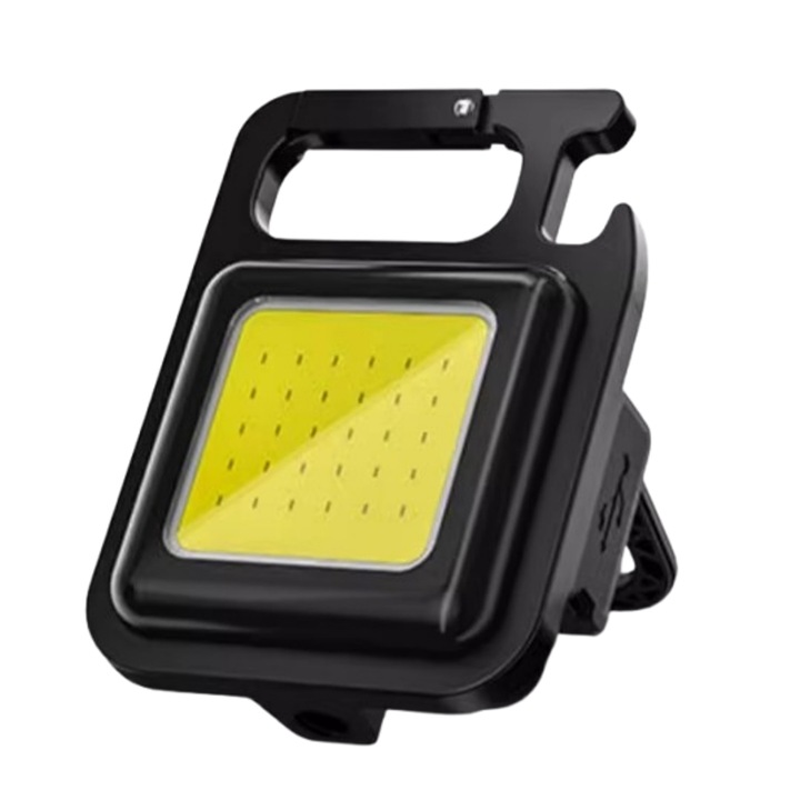 Kulcstartó lámpa, szuper fényes multifunkcionális, mini hordozható, LED éjszakai lámpa