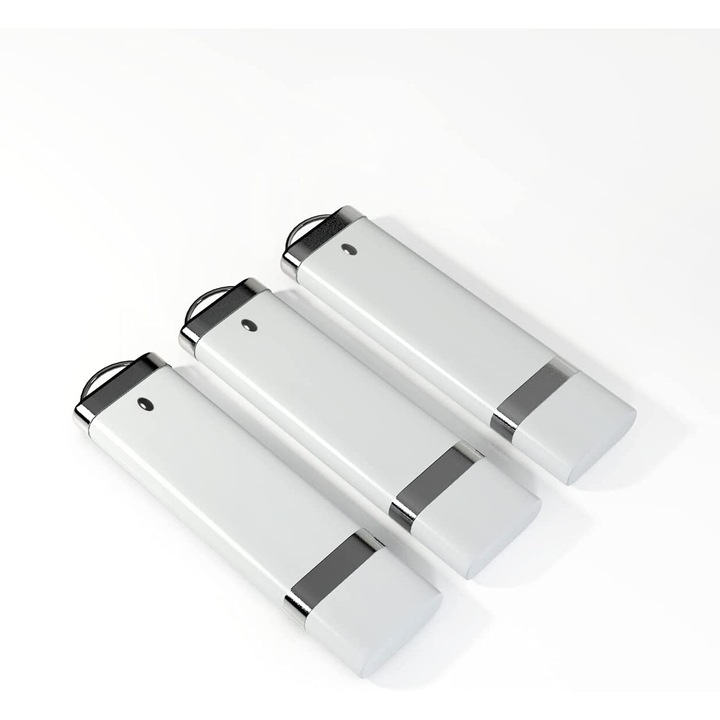 Флаш памет, 64GB, Мини, USB 3.0, Съхранение на данни и споделяне на файлове, Бял