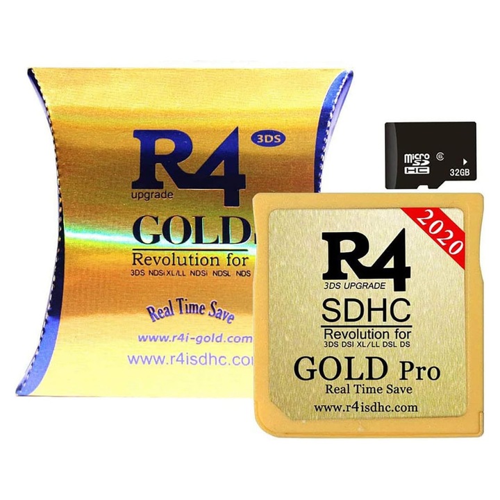 Gold (Gold Pro) SDHC, SD 32 GB kártya DS/DS Lite/DSi/DSi XL/3DS / 2DS modellekhez