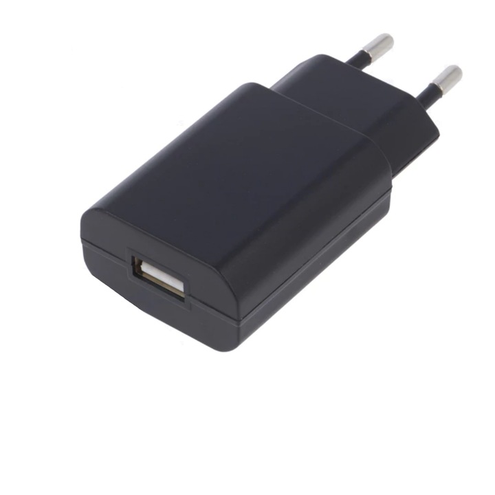 Incarcator Robot, Curent Iesire 1A, Putere 5W, Negru, 86, 2x39, 4x21, 5mm