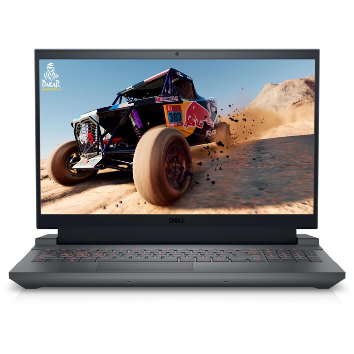 Laptop Dell Inspirion G15 5530, 15.6 inch 1920 x 1080, Intel Core i5-13450HX 10 C / 16 T, 3.4 GHz - 4.6 GHz, 20 MB cache, 16 GB DDR5, 512 GB SSD, Nvidia Geforce RTX 3050, Windows 11, Negru