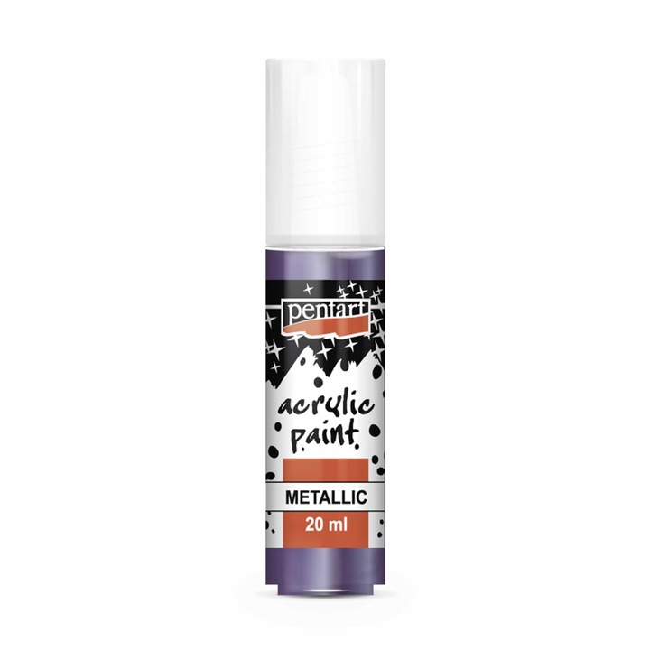 Metál akrilfesték 20 ml lila