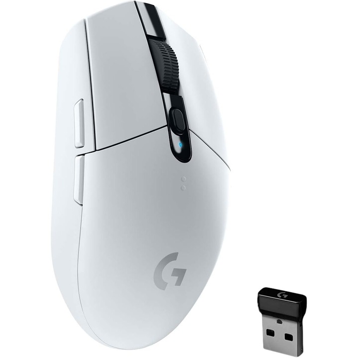 Logitech G304 12K fehér érzékelő, 6 programozható gomb, PC Mac