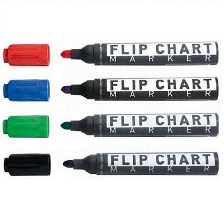 Комплект от 4 флипчарт маркера Molin