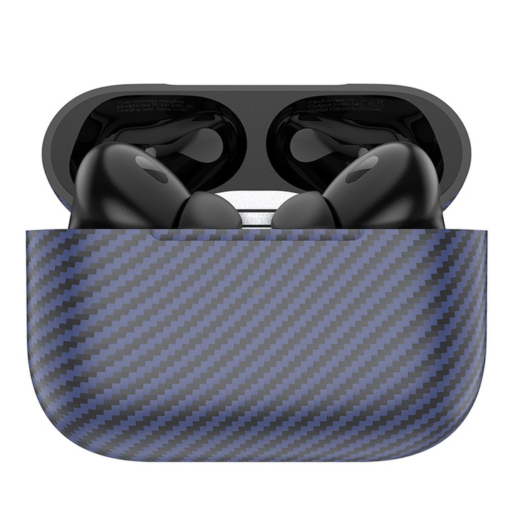 Hoco EW47 Plus Carbon Edition vezeték nélküli sztereó Bluetooth fejhallgató - sötétkék