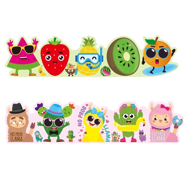 Комплект от 72 декорации за фотосесия Haooryx, хартия, многоцветни