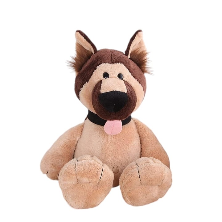 Плюшена играчка Malvys, кучето Бруно, кафяво, 30 см