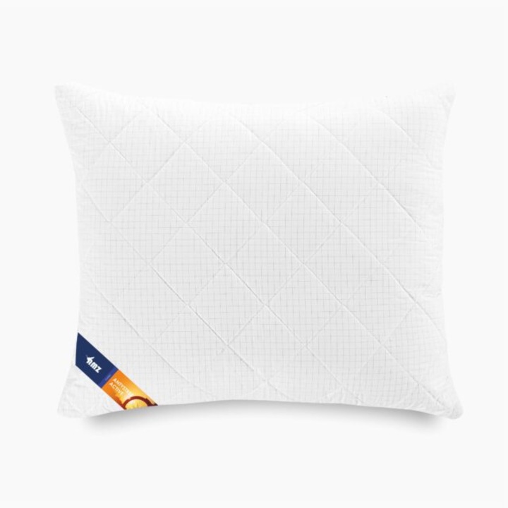 Perna decorativa antialergica, 50x60cm, microfibra, DreamFill, alb