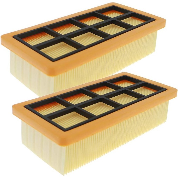 Set de 2 filtre HEPA pentru aspiratoare Enforose, 195x97x50mm, filtrare eficienta, separare apa