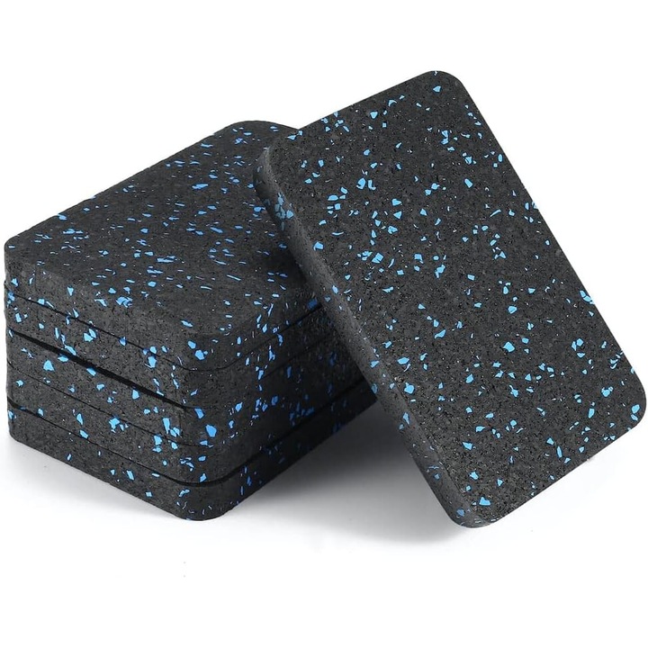 Защитна подова подложка за бягаща пътека ArthurTool, за под тежки фитнес уреди, 12 x 8 x 1, 3 см, 6 броя