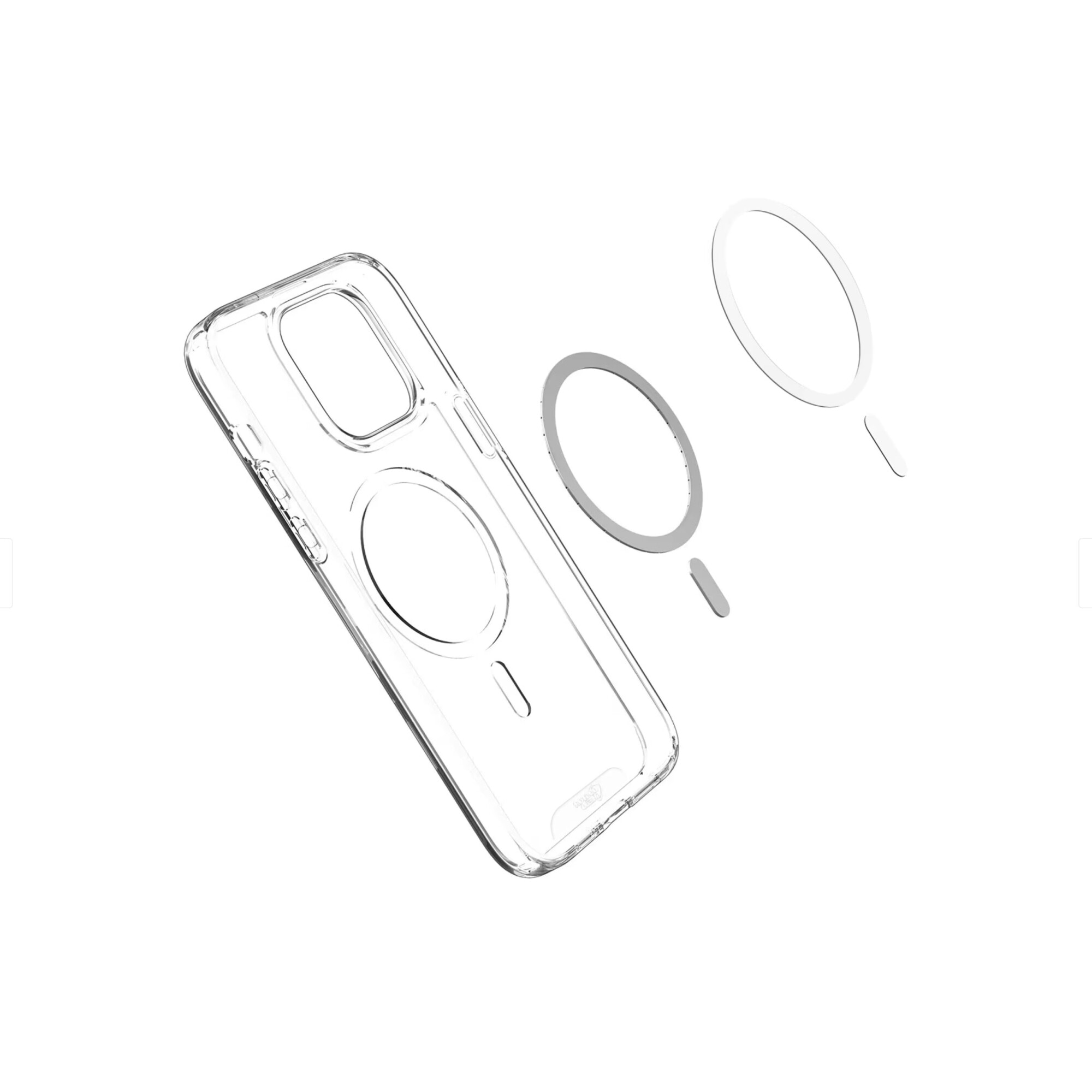 Husa pentru Iphone 15 Pro Max, compatibila incarcare wireless, Antisoc, Transparenta