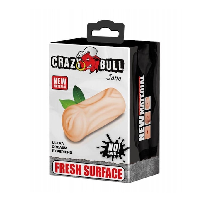 Вагинален мастурбатор, Водоустойчив, Crazy Bull Jane, 13,5 см
