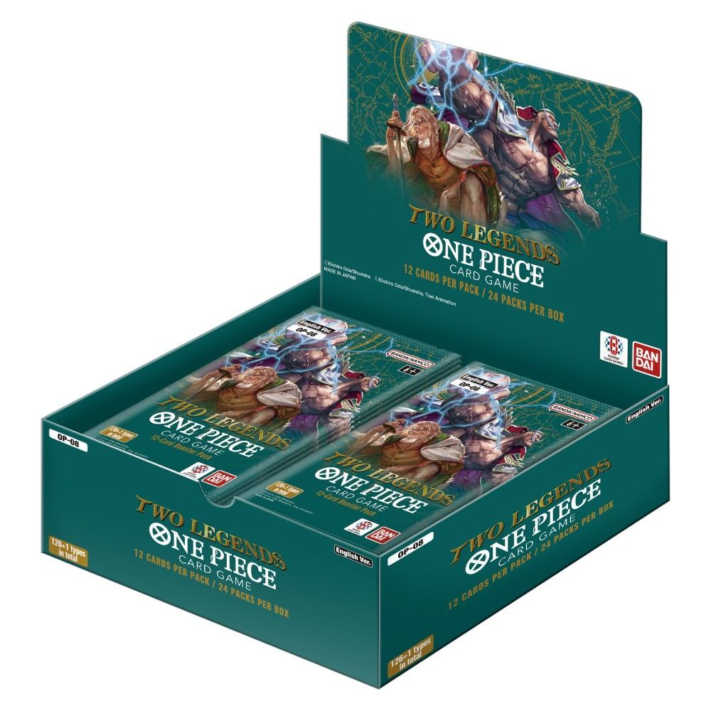 Extensie One Piece Card Game, Two Legends, Booster Display, OP-08