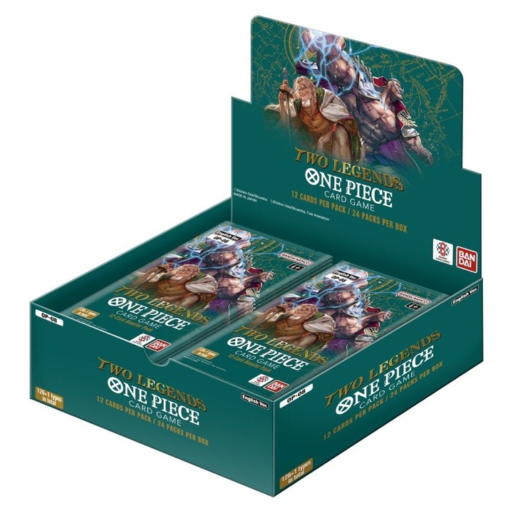 Extensie One Piece Card Game, Two Legends, Booster Display, OP-08, 24 Pachete