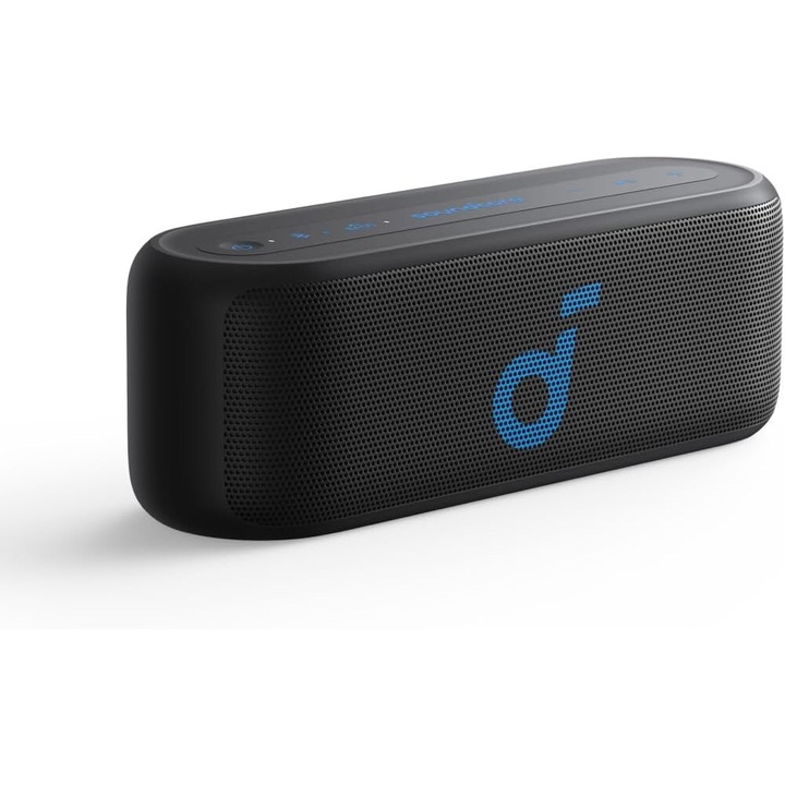 Преносима тонколона Anker SoundCore Select 2S, 20W, Wireless Stereo Audio, BassUp, IPX7, Черен