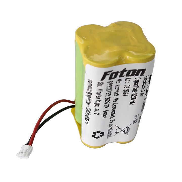 Foton Li-Ion батерия 4x18650 2S2P 7.4V 5200mAh (с клетки Uniross)