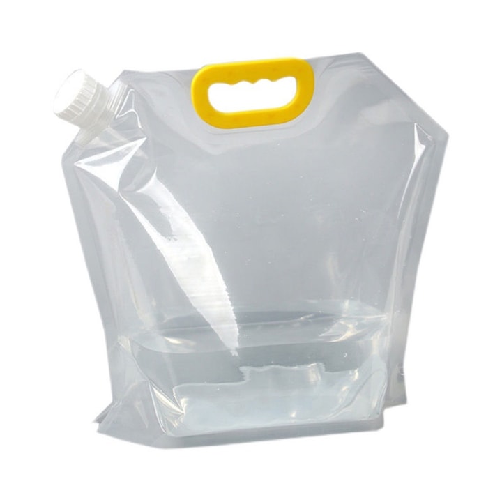 5 db-os vizeszsákos készlet, Műanyag, 1,5L, Átlátszó
