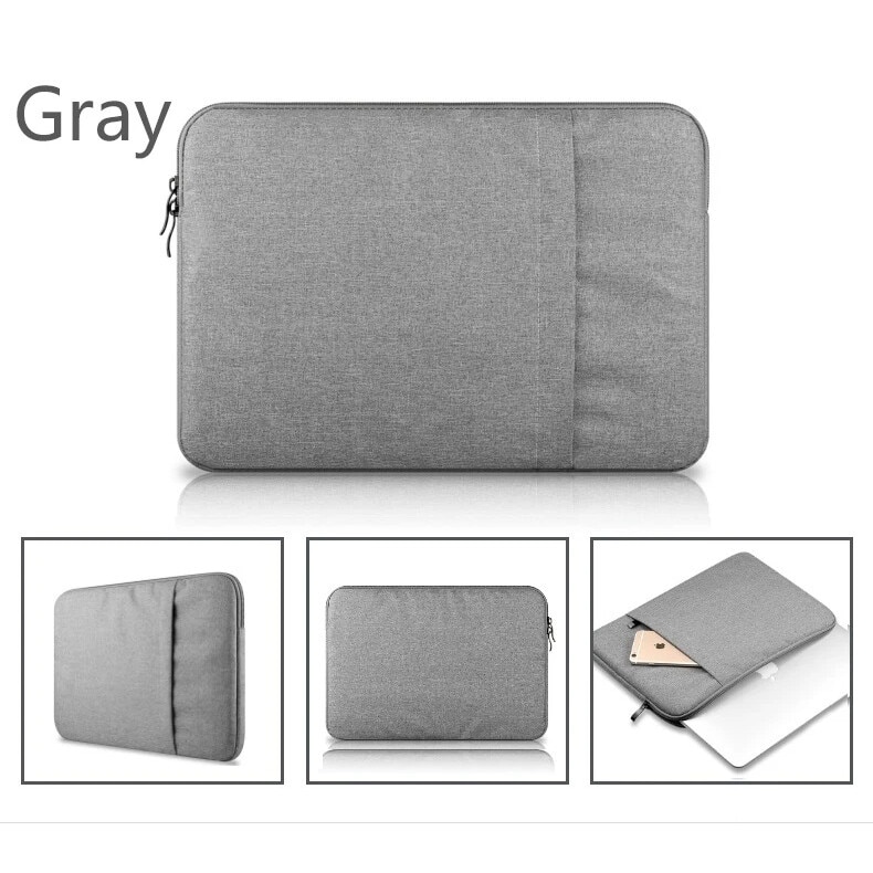 Husa Universala VarioShop®, pentru Laptop 15.6 inch, cu Burete Antisoc, Rezistena la Apa, Compatibila laptop Apple MacBook Air, MacBook Pro Touch Bar, Asus, Acer, Dell, Huawei, 40cm x 2cm x 30cm, Gri