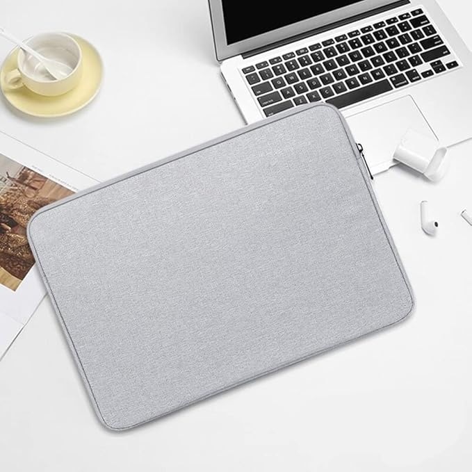 Husa Universala VarioShop®, pentru Laptop 15.6 inch, cu Burete Antisoc, Rezistena la Apa, Compatibila laptop Apple MacBook Air, MacBook Pro Touch Bar, Asus, Acer, Dell, Huawei, 40cm x 2cm x 30cm, Gri