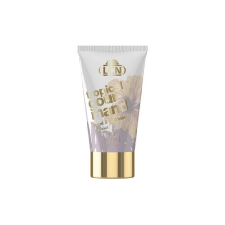 Crema de maini LCN Tropical Gourmand, ulei de nuca de cocos si unt de shea, 30ml