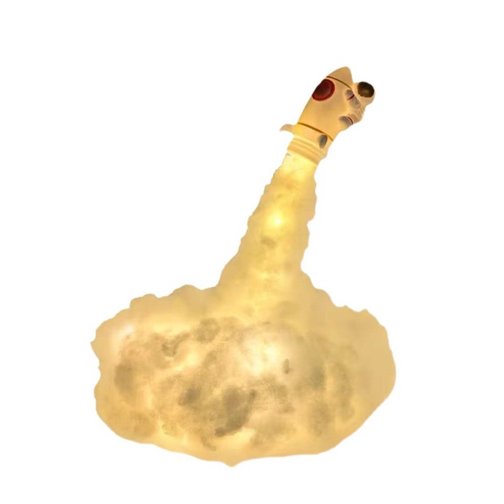 Lampa de veghe copii, decorare camera, zbor in spatiu, activitate parinte-copil