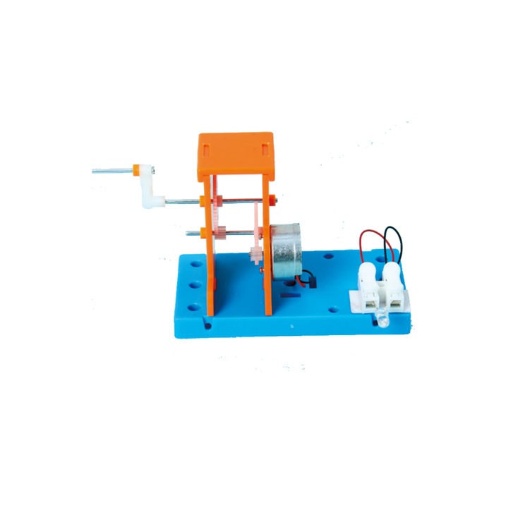 Set jucarii educationale, generator manual, plastic, 24 piese, 6 ani+