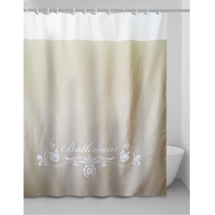 Perdea dus Provenza, alb / bej, 180 x 200 cm