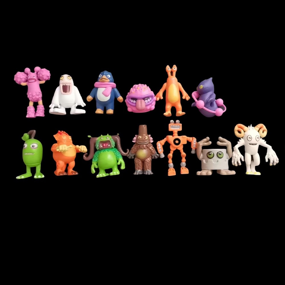 IDLE ウギ　MOLSION コレクターズセット Set figurine My Singing Monsters, 13 piese, pentru baieti si fete