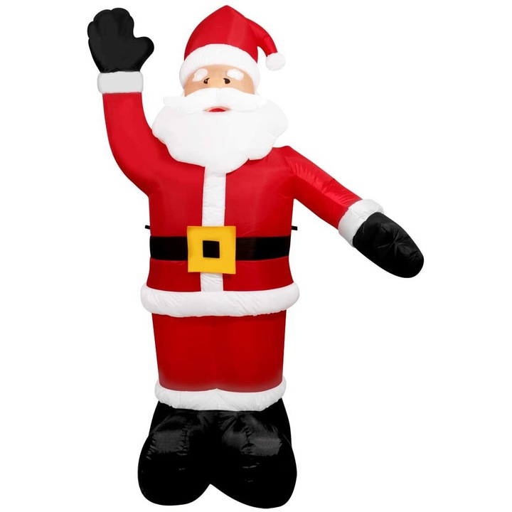 Mos Craciun gonflabil cu LED-uri XL, XGETOP®, 240 cm