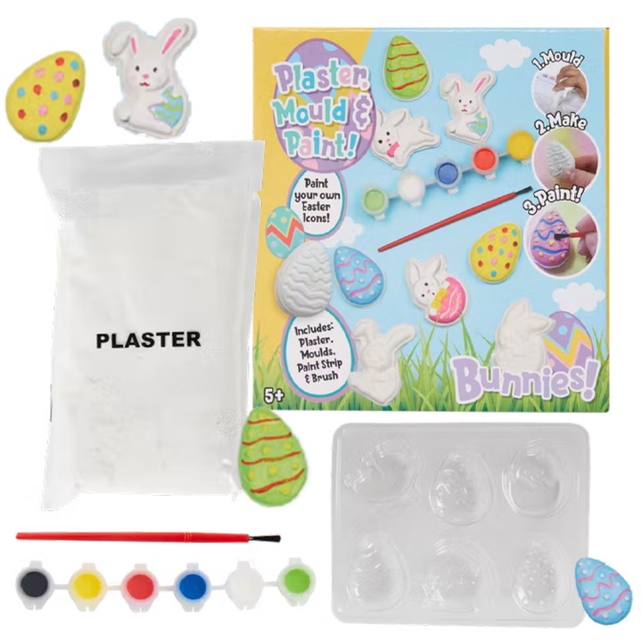 Kit Creativ, Artmaker, Distractie Creativa, Instructiuni Pentru Amestecarea Vopselelor, Pensula Sintetica, Verde, Alb, Albastru, Rosu, Negru, Galben