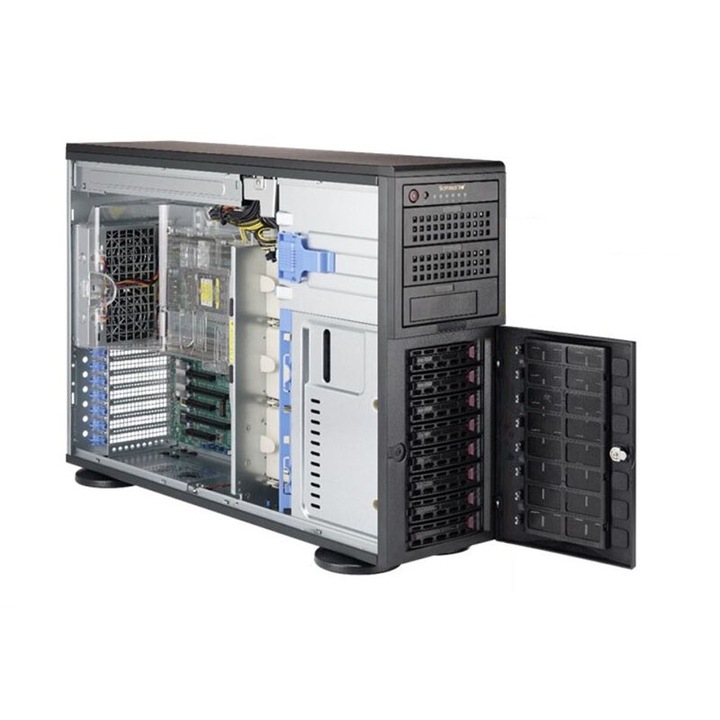 Szerver SuperMicro 4023S-TRT, Rack 4U, processzor nélkül, memória nélkül, 8 x LFF, operációs rendszer nélkül