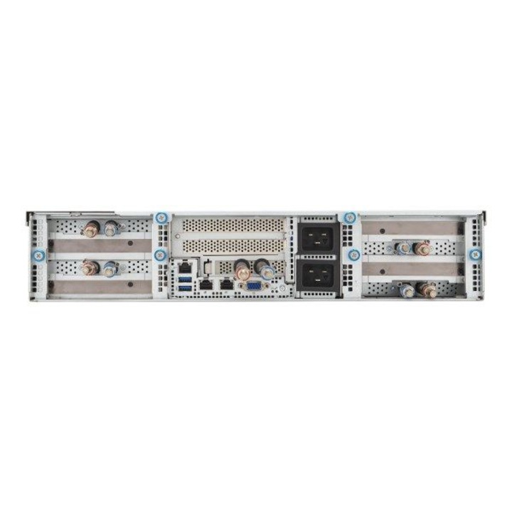 Szerver ASUS ESC4000A-E11, Rack 2U, nincs processzor, nincs memória, 8 x SFF, Nincs operációs rendszer