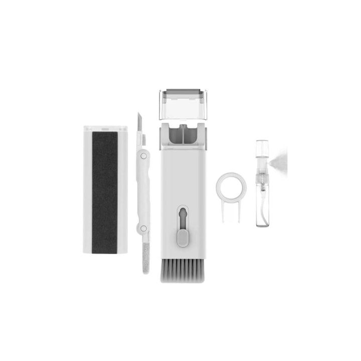Kit Curatare Laptop, Casti, Telefon, 7 in 1, 14.3x4.3x2.7 cm, AK9565